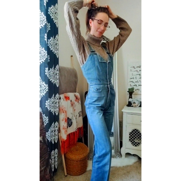 Vintage 70s Frederick's of Hollywood Sexy Denim Overalls - Picture 3 of 11